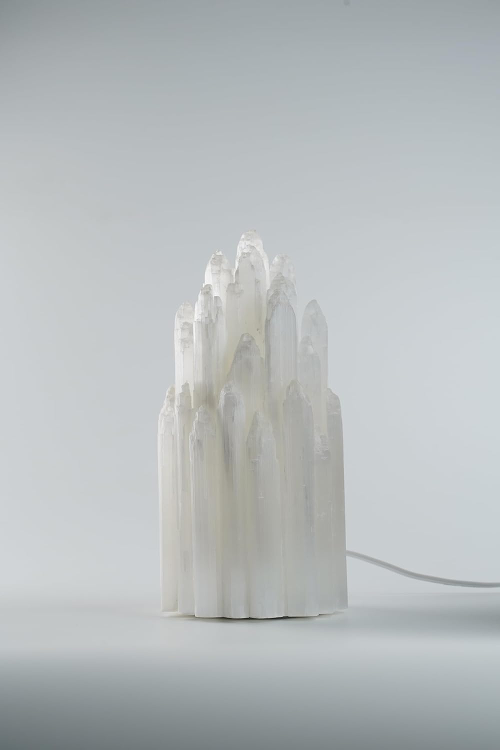 Handcrafted Salt Lamp with Dimmer Switch for Office Desk
