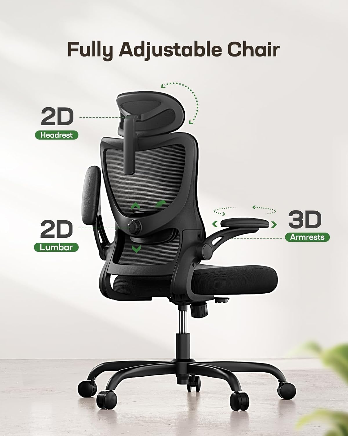 Ergonomic Gaming Chair with Adjustable Lumbar Support