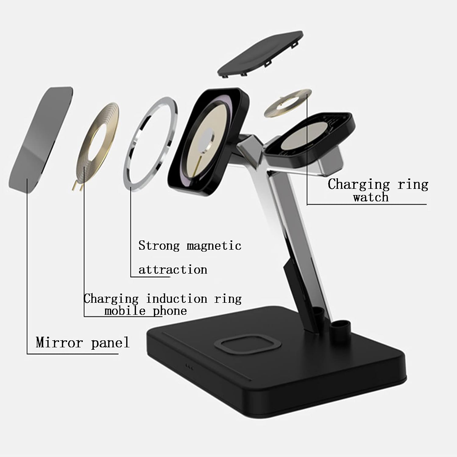3 in 1 Magnetic Wireless Charger Stand
