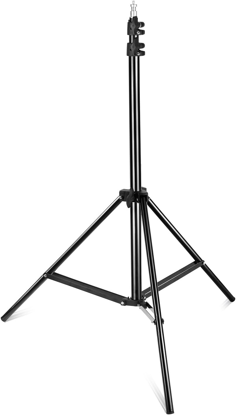 2 Pack Dimmable Lights with U Bracket and Barndoor for Pod cast, Videography