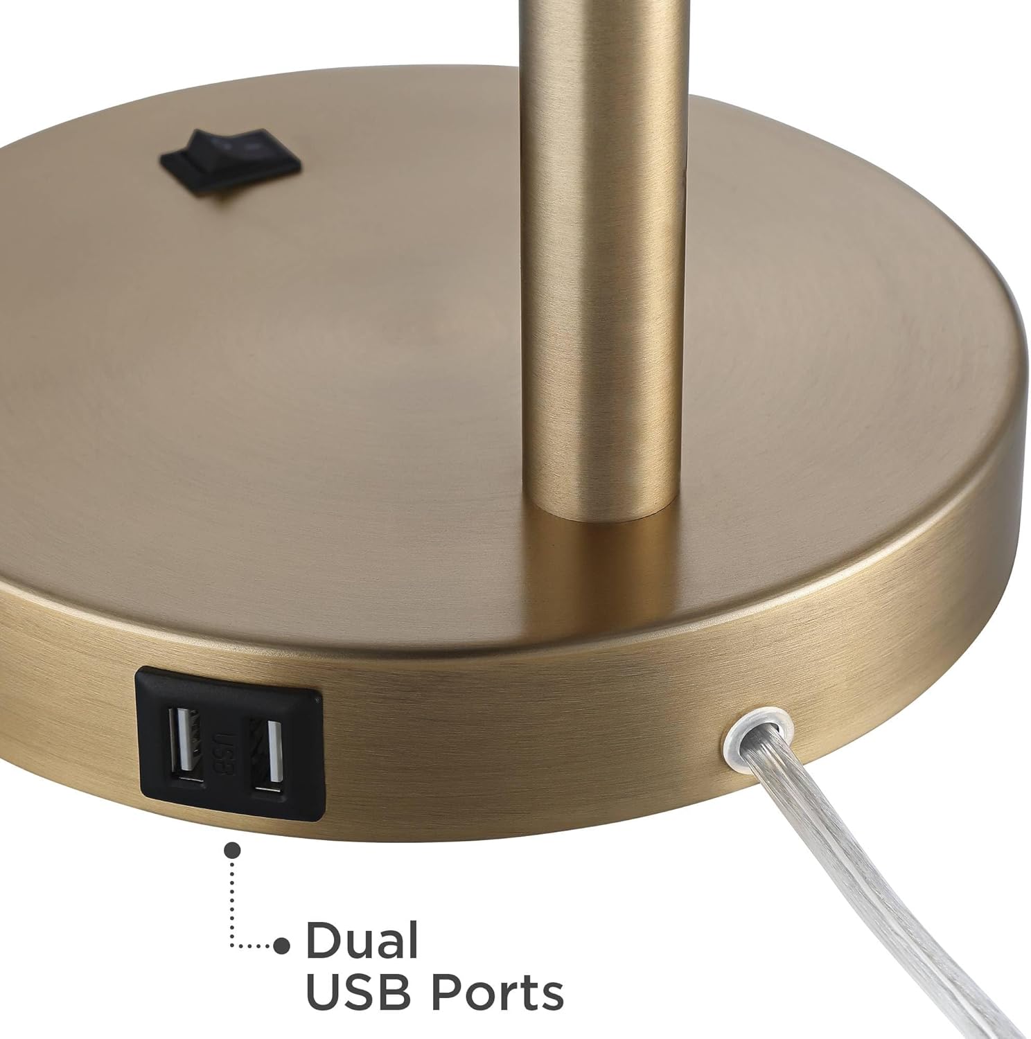 Set of 2, 360 USB Port Adjustable LED for Office Desk
