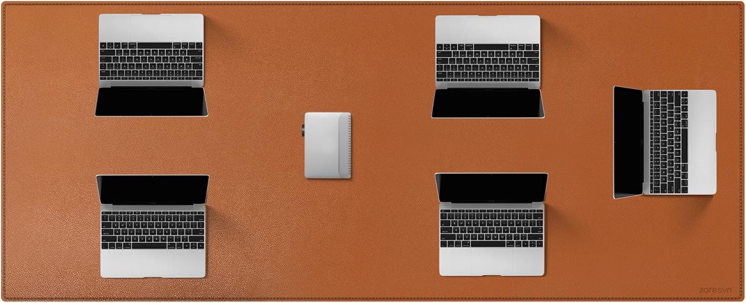 Non Slip PU Leather Extended Large Mouse pad Office Desk Mat