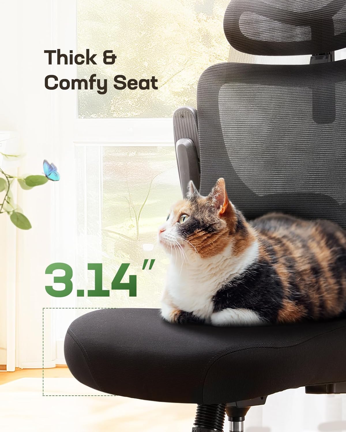 Ergonomic Gaming Chair with Adjustable Lumbar Support