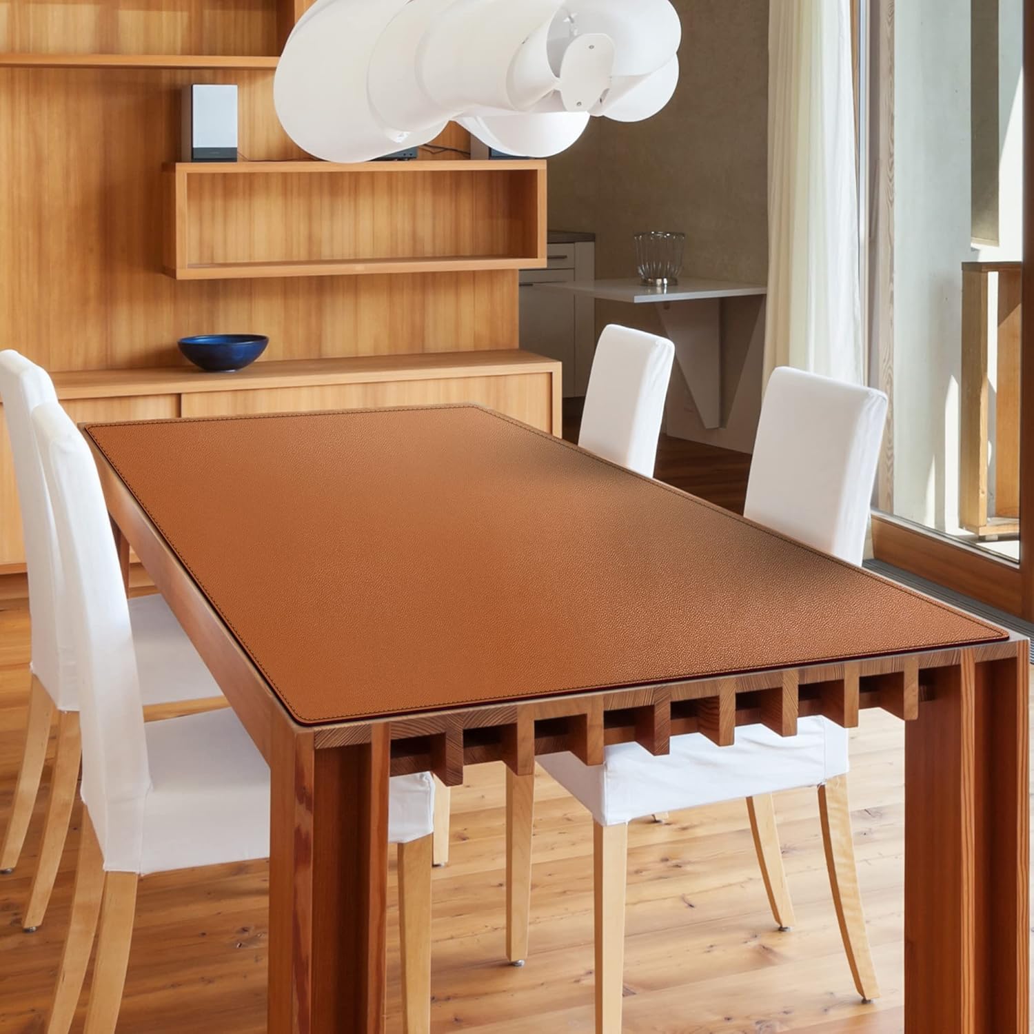 Non Slip PU Leather Extended Large Mouse pad Office Desk Mat
